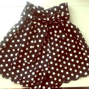 High Waisted Polka Dot Shorts